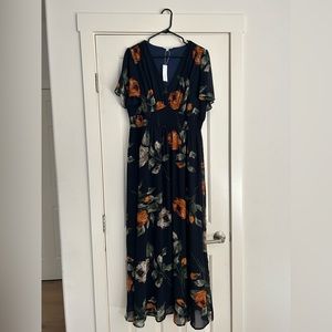 1x Baltic Born Midnight Navy Floral Birdie Maxi Dress